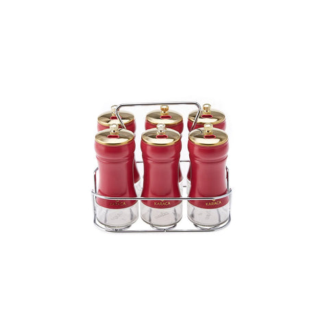 Karaca Gold Berry Gewürzdosen-Set,7-teilig