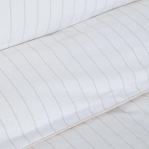 Misha Beige garngefärbt 100% Baumwolle 2 Personen Bettwäsche-Set