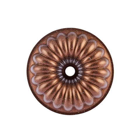 Karaca Lina Geschnittenes Gold Gusskuchenform 25 cm
