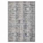 Kaşmir Halı 7/24 Alaca Patchwork Teppich Blau 160 x 230