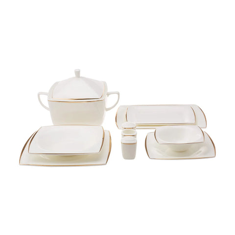 Karaca Red Carpet Collection Fine Pearl Agate 12 Personen Geschirrset, 62 Teilig 