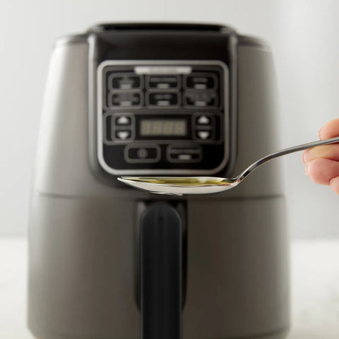 Karaca Air Cook mit Bratfunktion XL Air Fryer Space Gray Black