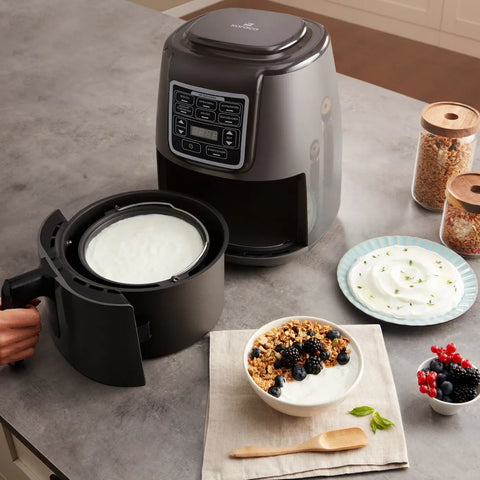 Karaca Air Cook mit Bratfunktion XL Air Fryer Space Gray Black