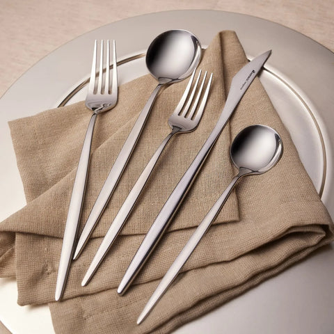 Karaca Porto 60-teiliges Elegance Besteck-Set für 12 Personen