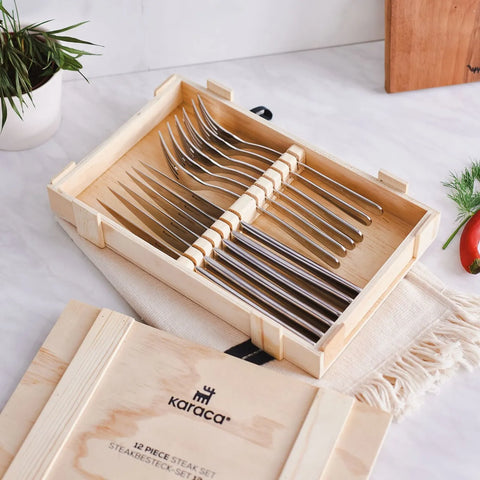 Karaca Pulse 12-teiliges Besteck Steak-Set