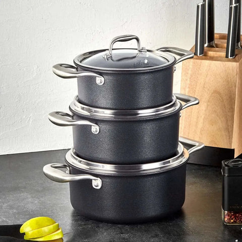 Karaca Bio Diamond Pro-Induktion 6-teiliges Midi-Kochtopf-Set