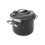 Karaca Biogranit Steel Plus 6 Liter Schnellkochtopf Schwarz