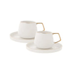Karaca Streamline Saturn 2er-Set Kaffeetassen