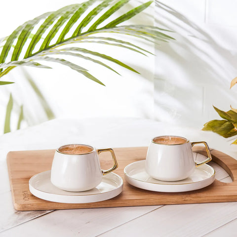 Karaca Streamline Saturn 2er-Set Kaffeetassen