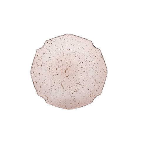 Karaca Glas Blush Kuchenständer mit Serviergeschirr Set für 6 Personen 7 Teile