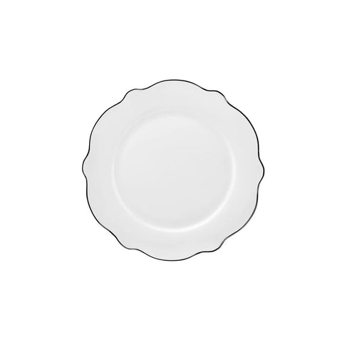 Karaca Daisy Platinium Wave Shape tiefe Schüssel 27-teilig 6 Pers. Geschirr-Set