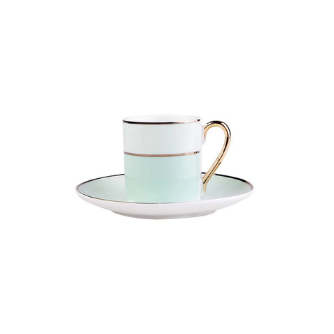Karaca Lana Grünes Kaffeetassen-Set für 6 Personen