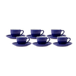 Karaca Navy Espressotassen-Set für 6 Personen