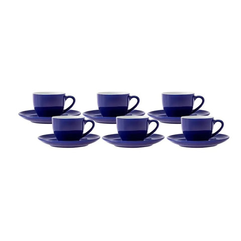 Karaca Navy Espressotassen-Set für 6 Personen 