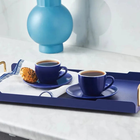 Karaca Navy Espressotassen-Set für 6 Personen 