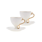 Karaca Afrodit Kaffeetasse für 2 Personen 90 ml