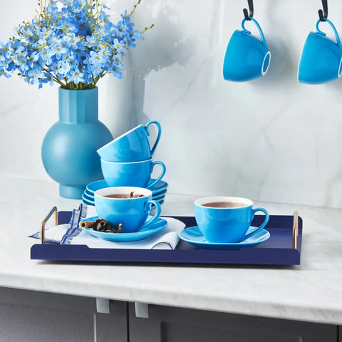 Karaca Sky Tea Cup Set für 6 Personen 