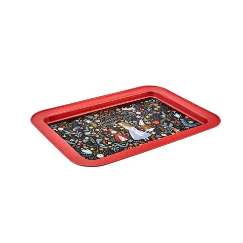 Karaca Alice Metall Rechteckiges Tablett 31x43 cm