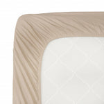 Karaca Home Gekämmtes Spannbettlaken Double Beige