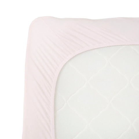 Karaca Home Gekämmtes Spannbettlaken einzeln rosa 
