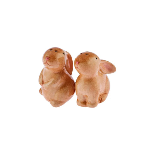 Karaca Ostern Salz- und Pfefferstreuer, braun