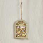 Karaca Ostern Hallo Frühling Led beleuchtet hölzerne dekorative Trinket