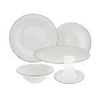 Karaca Fine Pearl New Fame 26-Teiliges 6-Personen Frühstücksset Platin