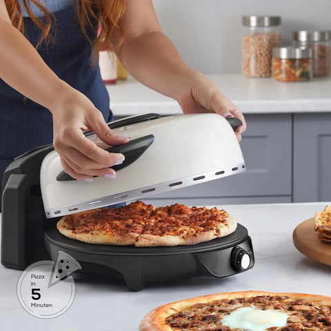 Karaca Gastro 10 in 1 Pizza und Lahmacun Maschine Biodiamond Soft Cream