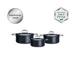 Karaca Bio Diamond Pro-Induktion 6-teiliges Midi-Kochtopf-Set