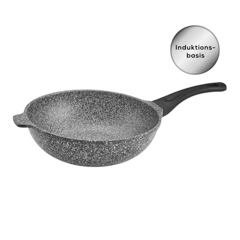 Karaca Serra Induktions Grau Biogranit Wok Pfanne 28cm 