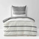 Karaca Home Schwarz Dobby Woven Bettbezug-Set (135x200 cm) Öko-Tex Zertifiziert