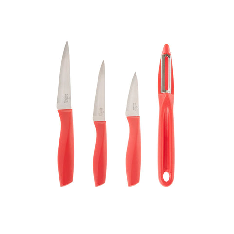 Karaca Red Peel 4-teiliges Messerset