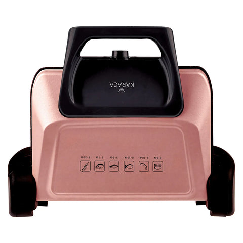 Karaca Future Plus Biodiamond Rosegold Antibakterieller Grill und Toaster 1800W