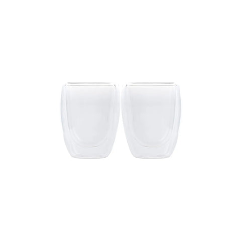 Karaca Double Wall Borosilikat Glas Tassenet für 2 Personen 150 ml