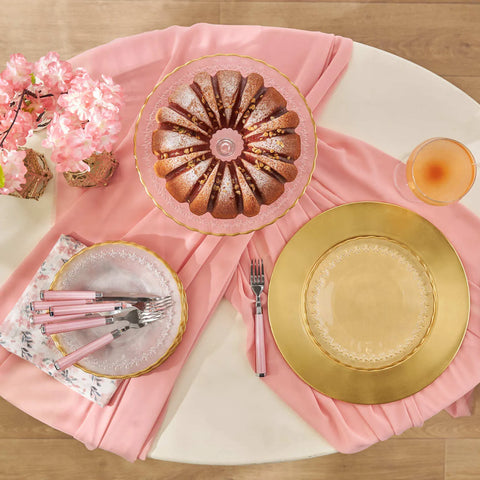 Karaca Firenze Gold 7-teiliges Dessert-Set