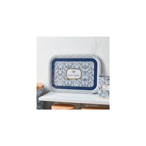 Karaca Whitney Rechteckiges Tablett 40x28 cm