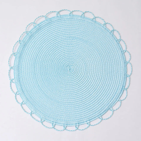 Karaca Sera Woven 2-teiliges amerikanisches Service-Set (Blau)