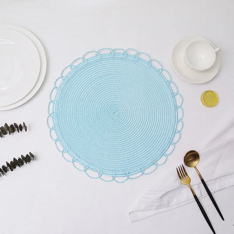 Karaca Sera Woven 2-teiliges amerikanisches Service-Set (Blau)