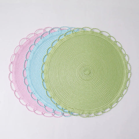Karaca Sera Woven 2-teiliges amerikanisches Service-Set (Blau)