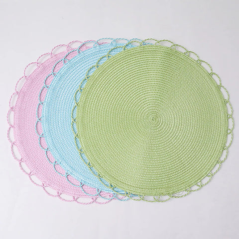 Karaca Sera Woven 2-teiliges amerikanisches Service-Set (Blau)