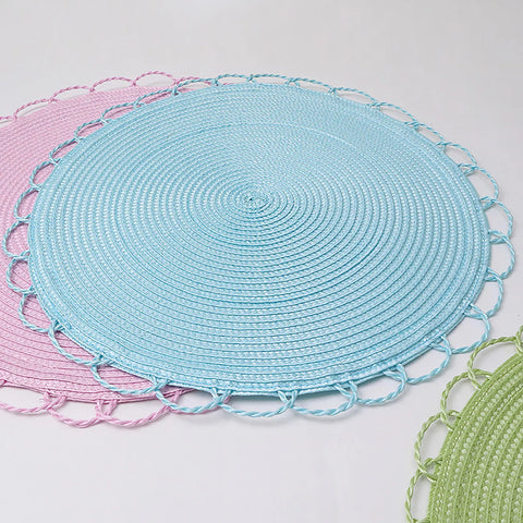 Karaca Sera Woven 2-teiliges amerikanisches Service-Set (Blau)