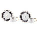 Karaca Aries Kaffeetassen-Set für 2 Personen 90 ml