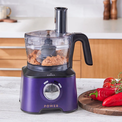 Karaca Mastermaid Power Multifunktionsset 10 in 1 Lebensmittelzubereitung 2000W Lila