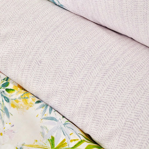 Karaca Home Vanty Lila Doppel Bettbezug Set, 100% Baumwolle 