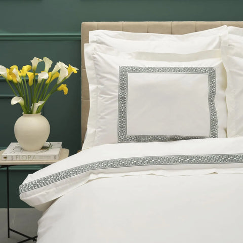 Karaca Home White Collection Sierra Doppel-Perkal-Bettbezug Set