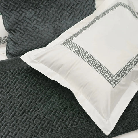 Karaca Home White Collection Sierra Doppel-Perkal-Bettbezug Set