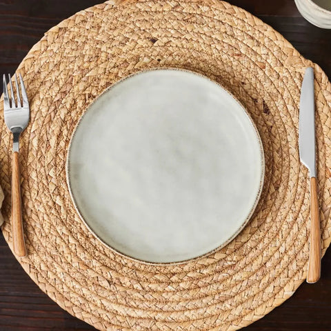 Karaca Aria Reactive Glaze Kuchenteller, 20 cm, Beige