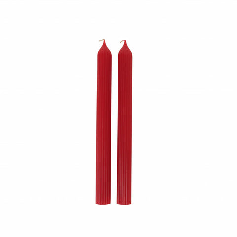 Karaca Home Wave Rote Kerze 2 Teile