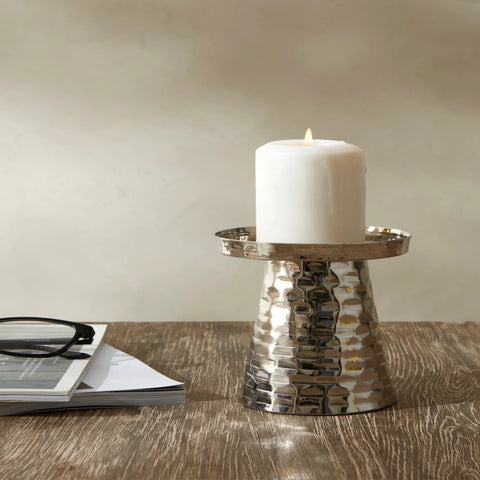 Karaca Moroccan Kerzenständer Silber 10x10x13 cm
