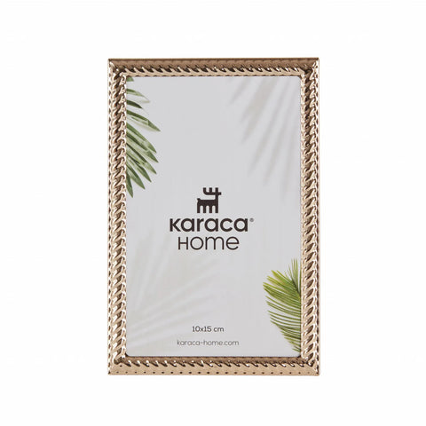 Karaca Home Lola Bilderrahmen Gold 10x15 cm